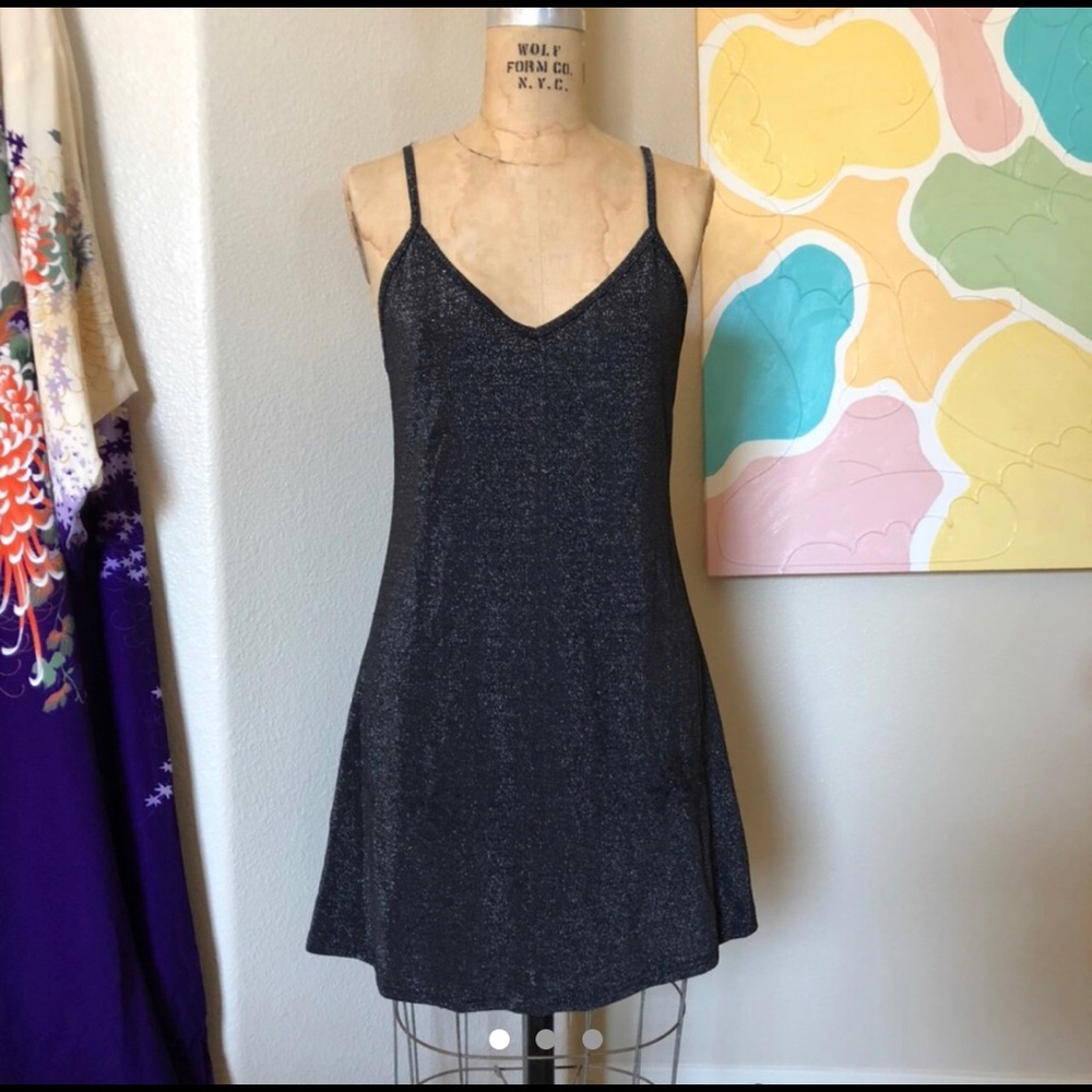 Gorgeous brandy Melville black sparkle dress!